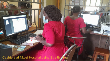 Stre@mline system in use at Nkozi Hospital