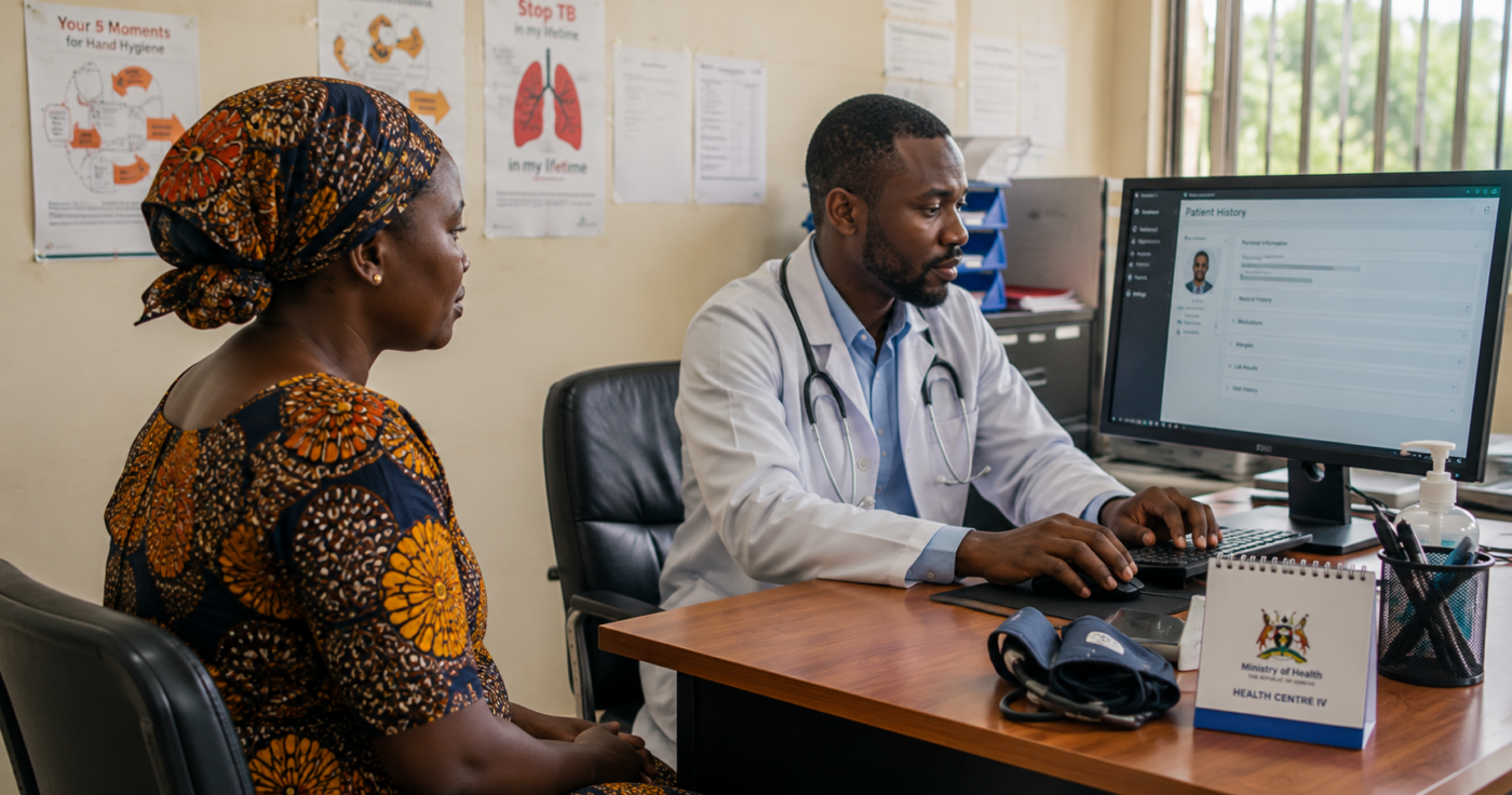 electronic medical records Africa clinic patient record